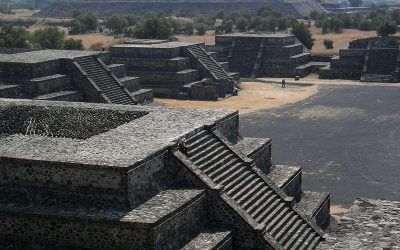 Experience the magic of Teotihuacan from above